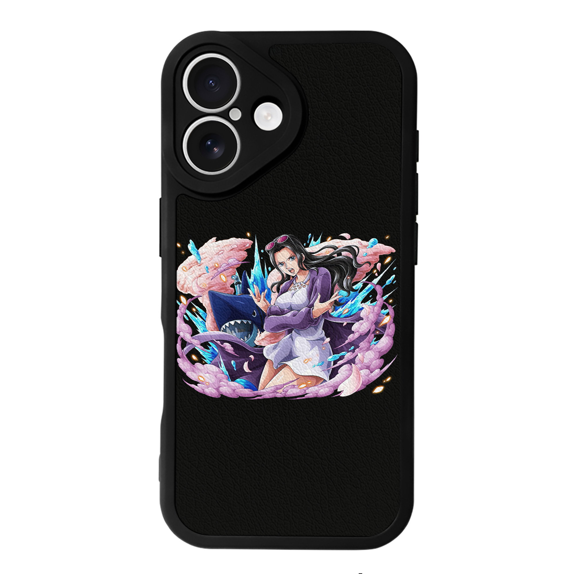 （画像用） ワンピース ニコ・ロビン ONE PIECE Nico Robin 【iPhone 16シリーズ対応】シリコンスマホケース（レザー調） 材質：シリコン